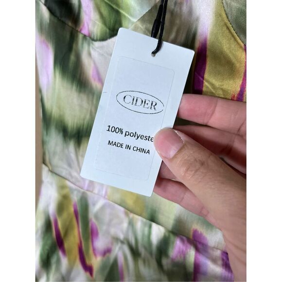 Cider Illusions Ruched Midi Dress Size XS NWT - Picture 8 of 11